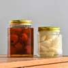 Frascos de Almacenamiento para el Hogar al por Mayor Tapa de Aluminio con Rosca Botellas de Almacenamiento de Alimentos Múltiples Especificaciones Botellas Transparentes Selladas Botellas para Miel