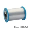 Venta Caliente Venta Directa Rollo Grande Transparente Cristal Línea de Pesca No Elástica Hecho a Mano DIY Material para Joyería de Anillos con Cuentas Línea Trenzada
