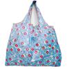 Bolsa de Compras Plegable para Supermercado Tela Floral Portátil Poliéster Bolsa de Almacenamiento Portátil Gran Capacidad Rectangular Engrosada Venta al por Mayor