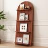 Revistero de celebridades de Internet, almacenamiento de revistas en el suelo, estantería creativa sencilla para libros y periódicos, decoración de periódicos.