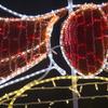 Lámpara de calle LED poste decoración colgante campana de Navidad jaula modelado lámpara farola transversal decoración farola iluminación festiva paisaje