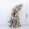 Arco de estilo europeo transfronterizo de cuerno de vaca simulado para decoración de bodas, fondo para fotos para el área de registro de la recepción de la boda