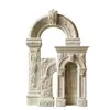 Gesso Estilo Europeu Arco Multi-camadas Design Clubhouse B&B Castelo Estilo Entrada Multi-Arcos Componentes Esculpidos Produção