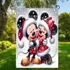 Bandera de Jardín Caliente Navideña Transfronteriza de Amazon Bandera Colgante de Poliéster Invernal Decoraciones para Fiestas de Año Nuevo Personalización