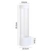 Portavasos Desechable Portavasos Automático Copa de Vino Vaso de Papel Dispensador de Agua Doméstico Vaso de Agua Estante de Almacenamiento sin Perforaciones Portavasos