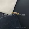 Cuerda de cáñamo cruzada David nueva incrustada con diamantes versión on con anillo de etiqueta sensación de alta gama retro transmisión en vivo venta al por mayor con cantidad con precio