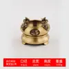 Latón Cuadrado Fortuna Giratorio Tazón del Tesoro Sapo Dorado Cuatro Bestias Divinas Adornos del Tazón del Tesoro Artesanías para el Hogar Regalos Venta al por Mayor
