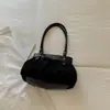 Bolsa de Ombro Plissada Minimalista de Design Nicho Estilo Coreano Nova Outono 2026, Bolsa de Axila Exquisita e Fashion Única para o Dia a Dia
