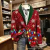 Site independente internacional Amazon TEME blazer de veludo cotelê de manga comprida com dois bolsos masculinos