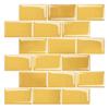 Pegatinas de pared autoadhesivas con pegamento de gota, procesamiento de fábrica, serie de ladrillos cuadrados pequeños, decoración de pared, papel tapiz 3D, pegatinas impermeables y resistentes a las manchas