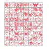 Plantilla hueca nueva de Amazon con diseño de pintura en aerosol de animales con patrón floral para las cuatro estaciones, plantilla de PET color blanco lechoso para bricolaje