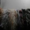 Lã de Cabra Bicolor, Lã de Ovelha Monocromática, Lã Artificial Cascata, Tecido de Pelúcia Longa para Roupas, Têxteis Domésticos, Brinquedos e Artesanato