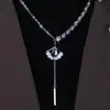 Collar Largo de Hoja de Ginkgo de Gama Alta para Mujer, Nuevo Modelo Popular 2025, Cadena para Clavícula, Cadena de Suéter Versátil de Lujo Ligero, Popular en Internet