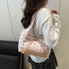 Bolsa Tote Coração de Grande Capacidade Estilo Verão 2025 Laço Nova Casual Ombro Compras Classe Trabalho