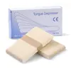 Depresor de Lengua Desechable Herramienta de Cuidado para Depilación de Cabello Belleza Herramienta Raspadora de Cera para Depilación de Madera Chip de Madera Depresor de Lengua