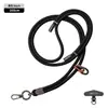 Lanyard Popular para Teléfono Móvil de Muñeca 6mm Fuerte para Colgar en el Cuello Cruzado Ajustable Exterior Montañismo Cuerda Trenzada Anti-Pérdida Color Pistola