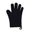 Luvas de Isolamento de Silicone de Cinco Dedos de Algodão com Logo Personalizado Luvas para Forno de Churrasco Doméstico Luvas Antiescaldantes em Forma de Coração
