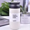 Termo Estilo Japonés con Pintura en Spray de Acero Inoxidable 304, Taza de Viaje Portátil de Alta Estética para Mujeres, Taza de Café Simple, Personalizable