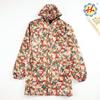 Ropa protectora de botón compuesto impermeable para mujer, delantal de forro polar antiaceite y antidirt para mujer