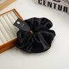 Scrunchie de Cetim Clássico Versátil de Alta Qualidade para Mulheres, Acessório de Cabelo Luxuoso Oversized de 20cm