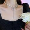 Collar de Cadena para Clavícula Estilo Chica Caliente Dulce y Fresco Tendencia Coreana para Mujeres, Collar de Diseño de Lujo Ligero de Alta Gama, Accesorios al por Mayor para Chica Caliente de Deseo Puro