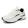 Sapatos Masculinos 2025 Outono Novos Retro Casuais Sapatos de Solado Grosso Sapatos Pai Sapatos Esportivos Malha Respirável Sapatos Esportivos Preto