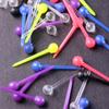 Acessórios para Joias DIY Hastes de Orelha e Tarraxas Estilo Coreano Plástico Elegante Simples Hastes de Orelha e Pinos de Orelha para Estudantes Atacado de Joias