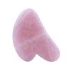 Tabletas de Raspado de Cuarzo Rosa para Drenaje Facial, Tabla de Raspado en Forma de Corazón de Obsidiana Aventurina Verde, Suministro Directo del Fabricante