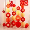 Coluna de Lanternas Decorativas de Bola de Favo de Mel Transfronteiriça Casamento Festa de Aniversário Quarto de Casamento Decoração de Fundo Festiva para Feriados Atacado