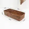 Cesta Organizadora de Tecido de Algas para Bagunça de Mesa, Artigos de Higiene Pessoal e Skincare Cesta de Armazenamento de Controles Remotos e Chaves para Mesa de Centro