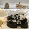 Mocassins Femininos 2026 Verão Novo Estilo Britânico Francês Solado Grosso Com Saias Salto Grosso Mary Janes Sapatos Pequenos de Couro