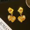 Pendientes Estéreo de Metal Rosa Retro Franceses, Pendientes Femeninos y Versátiles con Púa de Plata 925, Pendientes de Gama Alta de Nicho