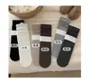 Calcetines de Algodón Puro para Mujer, Nuevas Llegadas de Otoño, Calcetines de Media Pantorrilla con Patrón Oscuro, Resistentes al Desgaste, Duraderos, Anti-Pilling, Antibacterianos 10A, Encaje, Calcetines Holgados