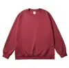 Sudadera con capucha de color liso para hombre, manga larga, de seda de leche compuesta, holgada, cuello redondo, Amazon Primavera Otoño