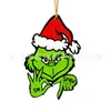 Bestseller transfronterizo sixseven67 Papá Noel decoraciones navideñas acrílicas decoraciones divertidas