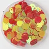 Lentejuelas con Agujero en el Borde de 6 mm Lentejuelas Hechas a Mano para Manualidades Cuentas para Niños Zapatos y Sombreros Ropa de Baile Vestido de Novia Accesorios de Danza del Vientre
