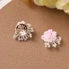 Versátil Delicado Flor Pequena Borla Feita à Mão Flor de Contas de Arroz Brinco DIY Clipe Lateral Flor de Sapato Acessório de Cabelo