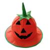 Sombrero de Halloween, tocado, sombrero de calabaza redondo no tejido, vestido festivo de graduación, accesorios de ropa de calabaza