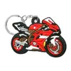 Llavero de Coche Transfronterizo Lindo Colgante de Bolsa Llavero Logotipo Punto Dibujos Animados Pvc Goma Suave Llavero