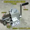 Prensa de ruedas pequeña, máquina de prensado de codos de chapa de hierro galvanizado, máquina eléctrica de engatillado de lámina de aluminio, máquina de rodillos, máquina formadora de nervaduras