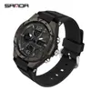 Sanda Comercio Exterior Los Relojes para Niñas Más Vendidos para Estudiantes de Secundaria y Preparatoria Reloj Multifunción Impermeable Luminoso Reloj con Cronógrafo de Moda