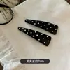 Pinza Retro de Lunares Estilo Francés Bb para Mujer, Pinza Versátil para Flequillo, Pasador para la Frente, Pinza Pequeña para el Cabello, Accesorio para el Cabello