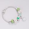 Europa y Estados Unidos transfronterizo nuevo personalizado DIY creativo pulsera de cuentas femenina joyería de Navidad joyería vintage B302