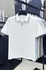 Camiseta de manga corta para hombre de seda helada con cuello marinero, nueva de verano, tacto fresco, casual de negocios, transpirable, color liso, polo de media manga