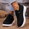 Zapatos de Mujer para Primavera y Otoño, Zapatos Deportivos y Casuales, Zapatos de Mujer de Comercio Exterior Transfronterizo, Zapatos de Tejido Volador Transpirables de Suela Única, Zapatos de Malla Versátiles, Venta al por Mayor de Zapatos para Correr