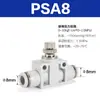 Conector Rápido PSA16 para Manguera de Aire LSA4/6/8/10/12 Neumático ASA Tubería Control de Velocidad Unidireccional PA14 Válvula de Aceleración