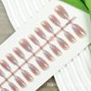 [Yang Zhi Ganlu] Unhas postiças brancas suaves tingidas com gradiente amarelo ganso, 30 peças de manicure feitas à mão