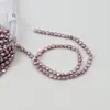 Colar de Pérolas Naturais Roxas Brilho Dupla Face 4-5-7mm Fio Semi-acabado Pérolas de Água Doce Contas Soltas Materiais DIY