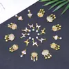 Colgante Auspicioso Tradicional de Loto con Goteo de Oro Pulsera de Cuerda Trenzada Hecha a Mano Accesorios de Joyería con Cuentas Adorno Colgante