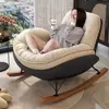 Sofá perezoso para adultos, sillón reclinable para sala de estar, balcón individual, dormitorio de ocio en casa, mecedora de pingüino cómoda y engrosada
